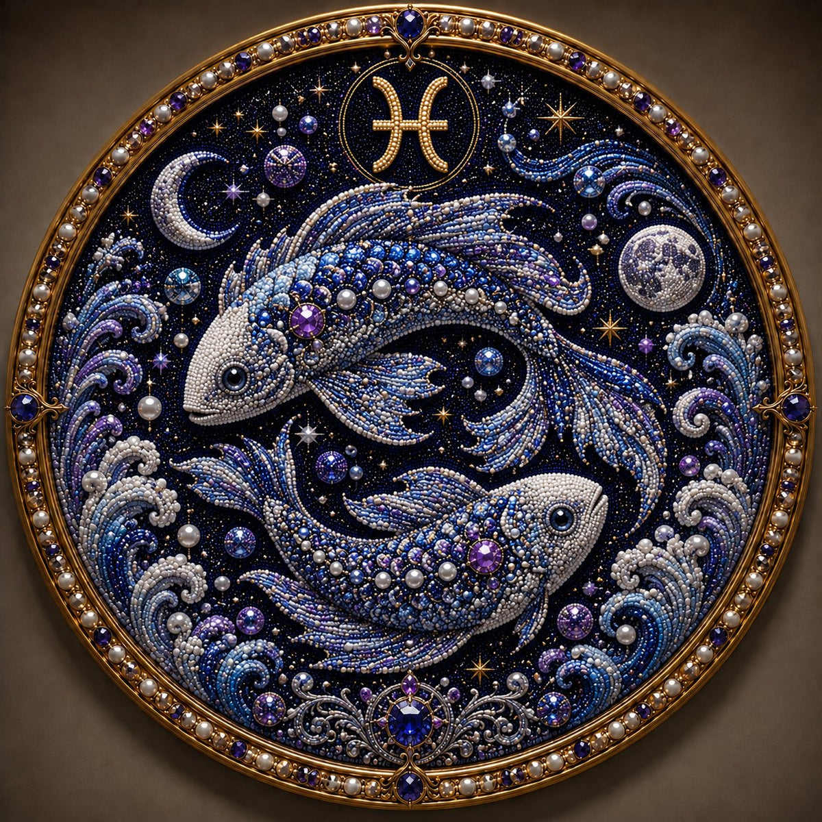 🔥♈12 Zodiac Signs Pearl Art DIY Kit🌙