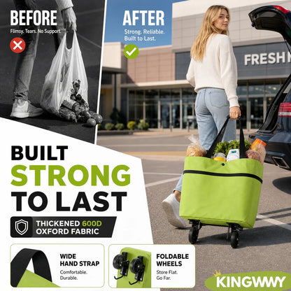 🔥HOT SALE 50% OFF - Foldable 2-in-1 Shopping Bag