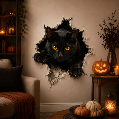 🧙Halloween Break-In 3D Wall Decals🎃