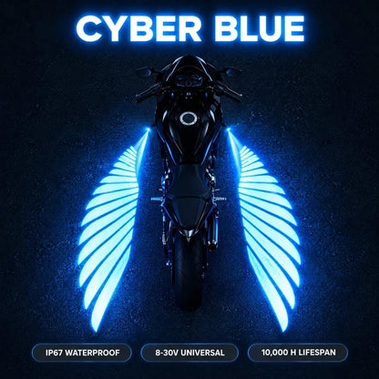 ⏰ LAST DAY 50% OFF 🏍️ Angel Wing Motorcycle LED Projector Lights (1 Pair)