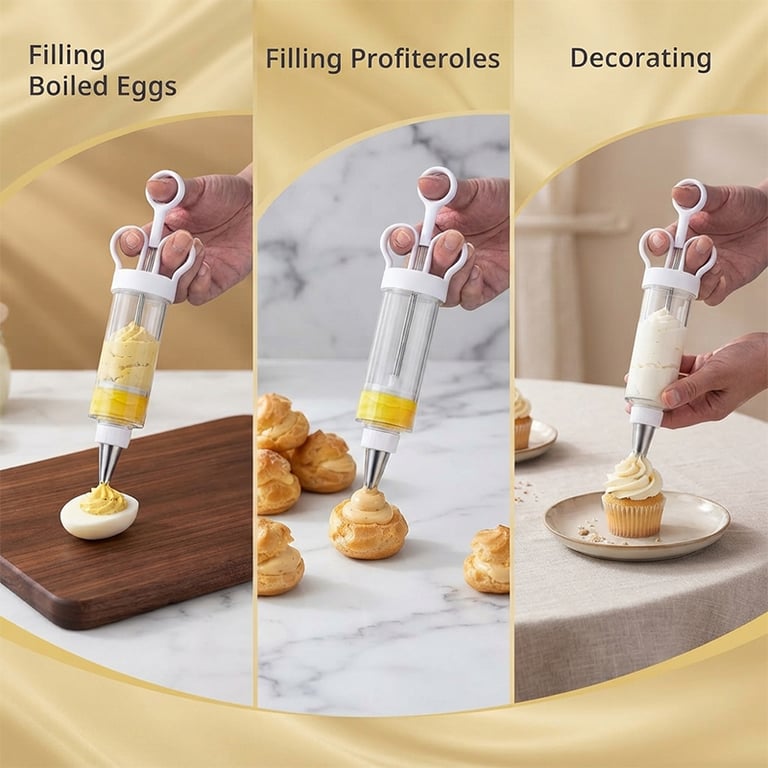 🧁✨Cake Decorating Syringe Kit