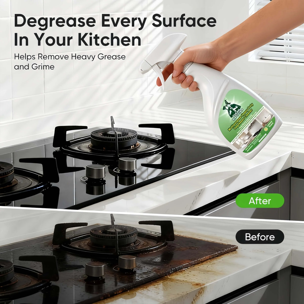 🔥Heavy Duty Multipurpose Degreaser Kitchen Grease Cleaner Spray