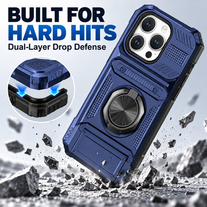 📱Ultimate Armor Wallet Case | Hands-Free Kickstand & Drop Defense 🛡️