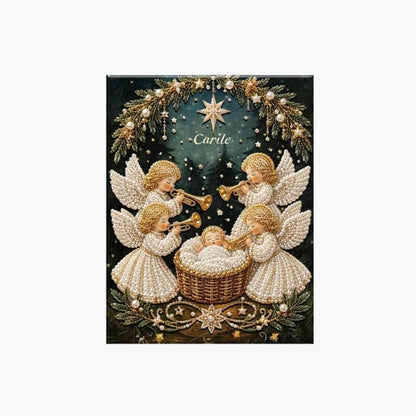 🎄 Premium 3D Diamond Jesus Birth Nativity Scene Painting Art Kit | DIY Christmas Faith Decor 🌟✝️💎