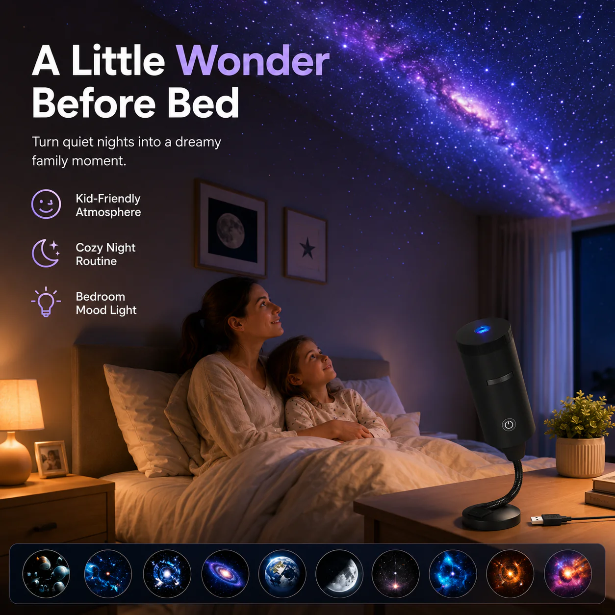 🔥Plug & Play HD Star Projector🔥🌊