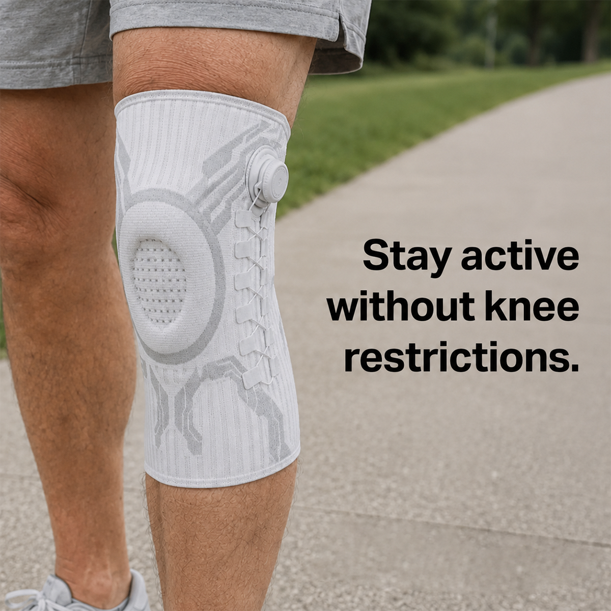 Knee Sleeve | Instant Relief, All-Day Stability & Adjustable Support