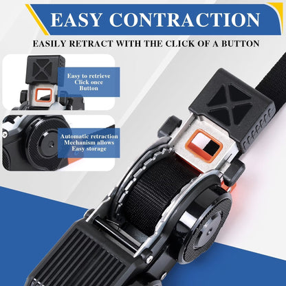 🔧 Dual-End Retractable Ratchet Straps 🛻