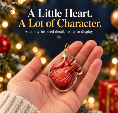 🫀Anatomy Christmas Advent Calendar – Unique Organ-Shaped Ornaments & Holiday Surprises for Nurses, Medical Students & Science Lovers