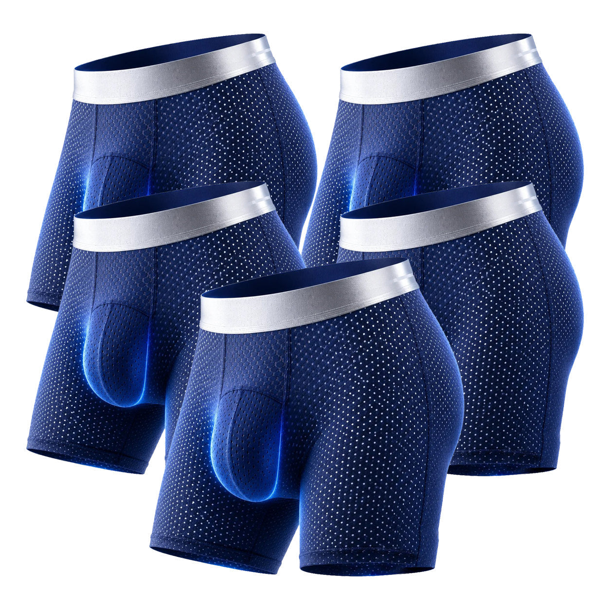 2026 HOT SALE🔥 Premium Leakproof lceSilk Mesh Men's Boxer