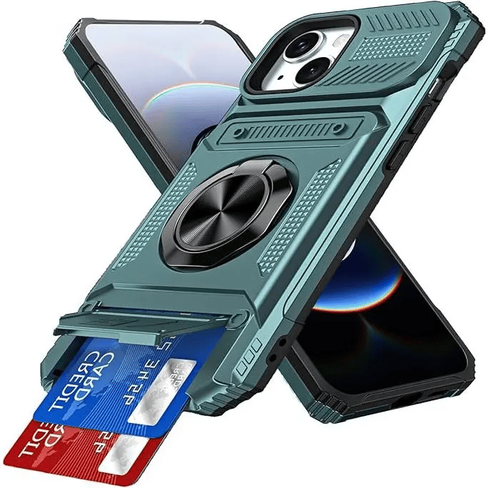 📱Ultimate Armor Wallet Case | Hands-Free Kickstand & Drop Defense 🛡️