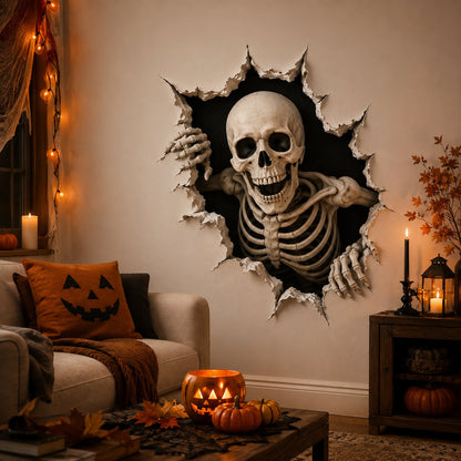 🧙Halloween Break-In 3D Wall Decals🎃