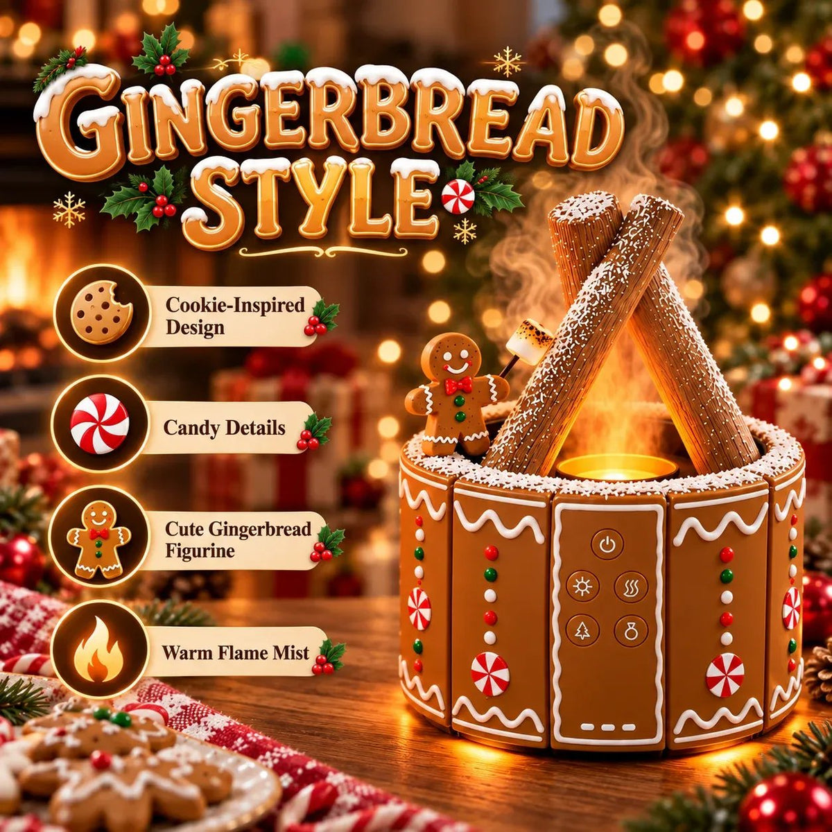 🎄 Christmas Campfire Aroma Diffuser