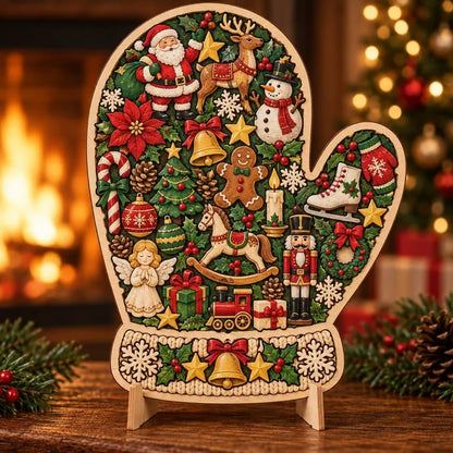 🎄 ✨ Intricate Christmas Keepsake Wooden Puzzle Ornaments