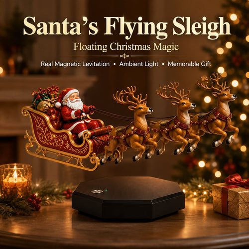🎅 Santa’s Flying Sleigh — Magnetic Levitation Christmas Display ✨