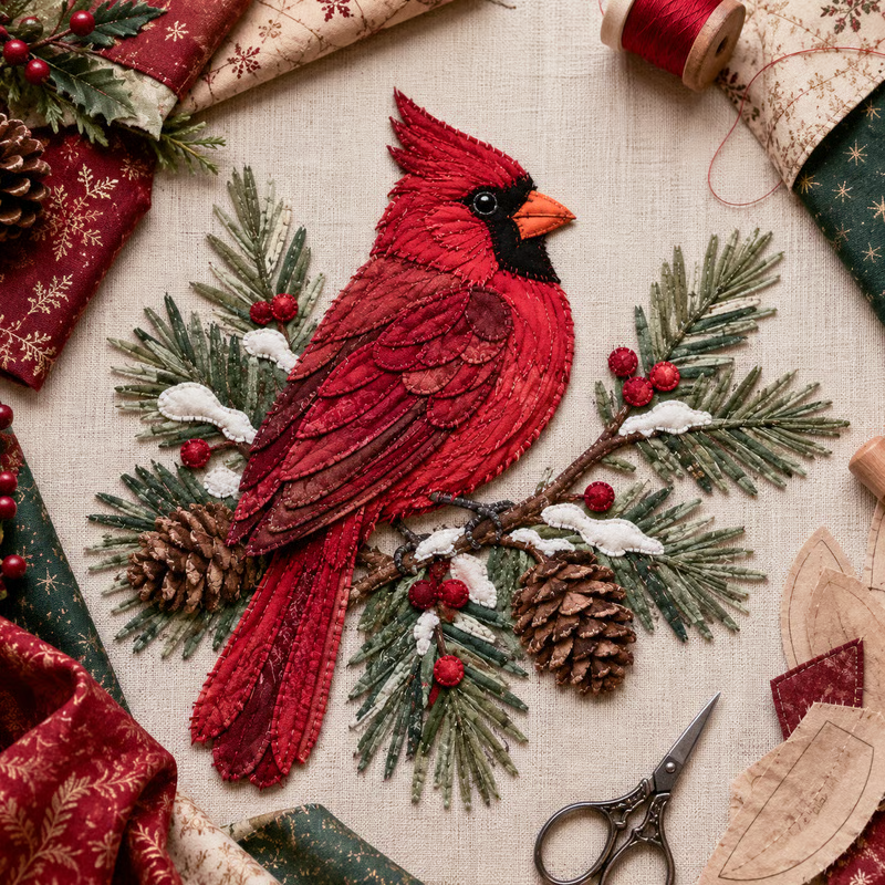 🔥LAST DAY 49% OFF - 🎄🎅Christmas Patchwork Fabric DIY Decor Kit