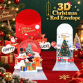 🎁3D Christmas Money Gift Card （Two types, ten-pack）