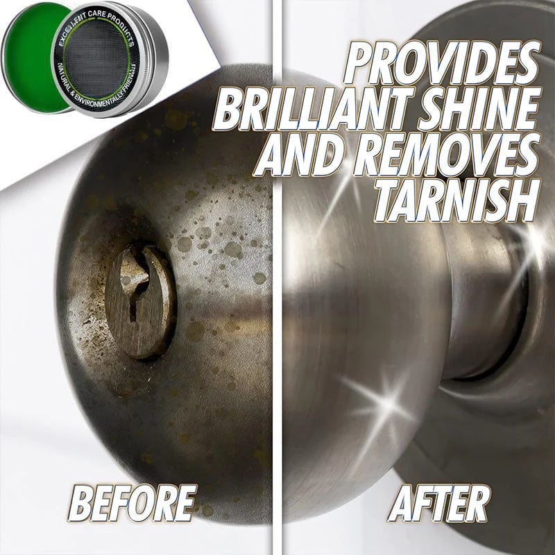 ✨ 50% OFF | Mirror Shine Metal Polish Wax – Restores & Shines Stainless Steel, Chrome & Metal Surfaces