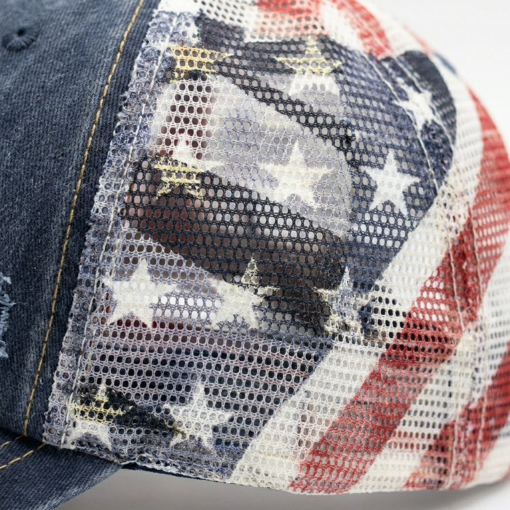 🧢American Flag Ponytail Embroidered Hat, 🔥Buy 2 FREE SHIPPING