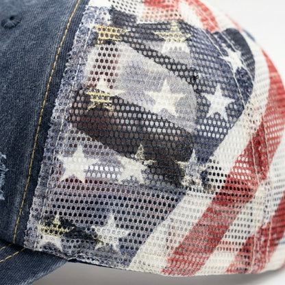 🧢American Flag Ponytail Embroidered Hat, 🔥Buy 2 FREE SHIPPING