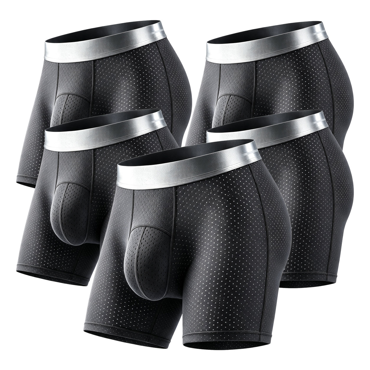 2026 HOT SALE🔥 Premium Leakproof lceSilk Mesh Men's Boxer