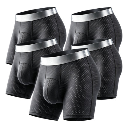 2026 HOT SALE🔥 Premium Leakproof lceSilk Mesh Men's Boxer
