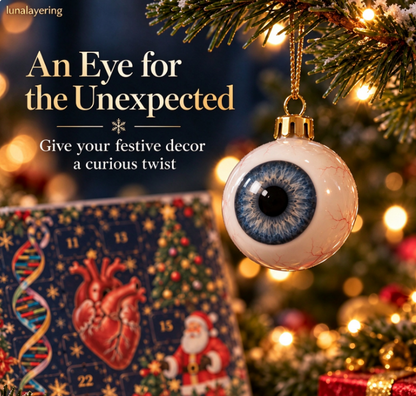 🫀Anatomy Christmas Advent Calendar – Unique Organ-Shaped Ornaments & Holiday Surprises for Nurses, Medical Students & Science Lovers