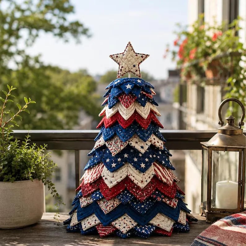 🔥Last Day 50% OFF - 🎄Christmas Tree Quilt Kit DIY Easy Layered Fabric Holiday Décor