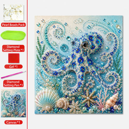 🔥 Last Day 49% OFF-🌊 Ocean Theme Pearl Art DIY Kit–Relaxing DIY Craft 🎁
