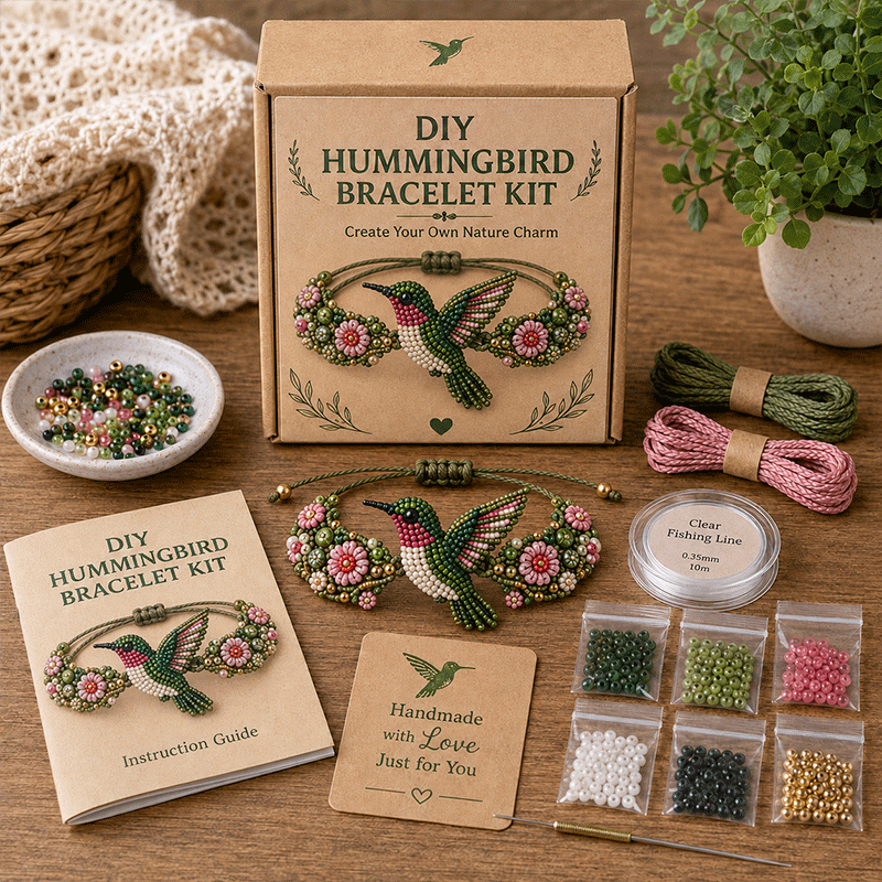 🔥50% Off Last Day - DIY Beaded Bracelet Making Kit🐙🎁