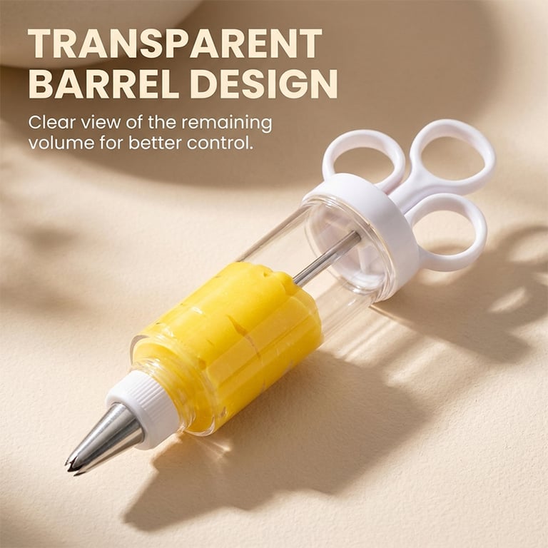 🧁✨Cake Decorating Syringe Kit
