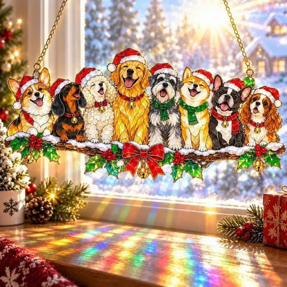 🎄 Winter Wonderland Suncatchers– 11 Festive Stained-Glass Style Designs