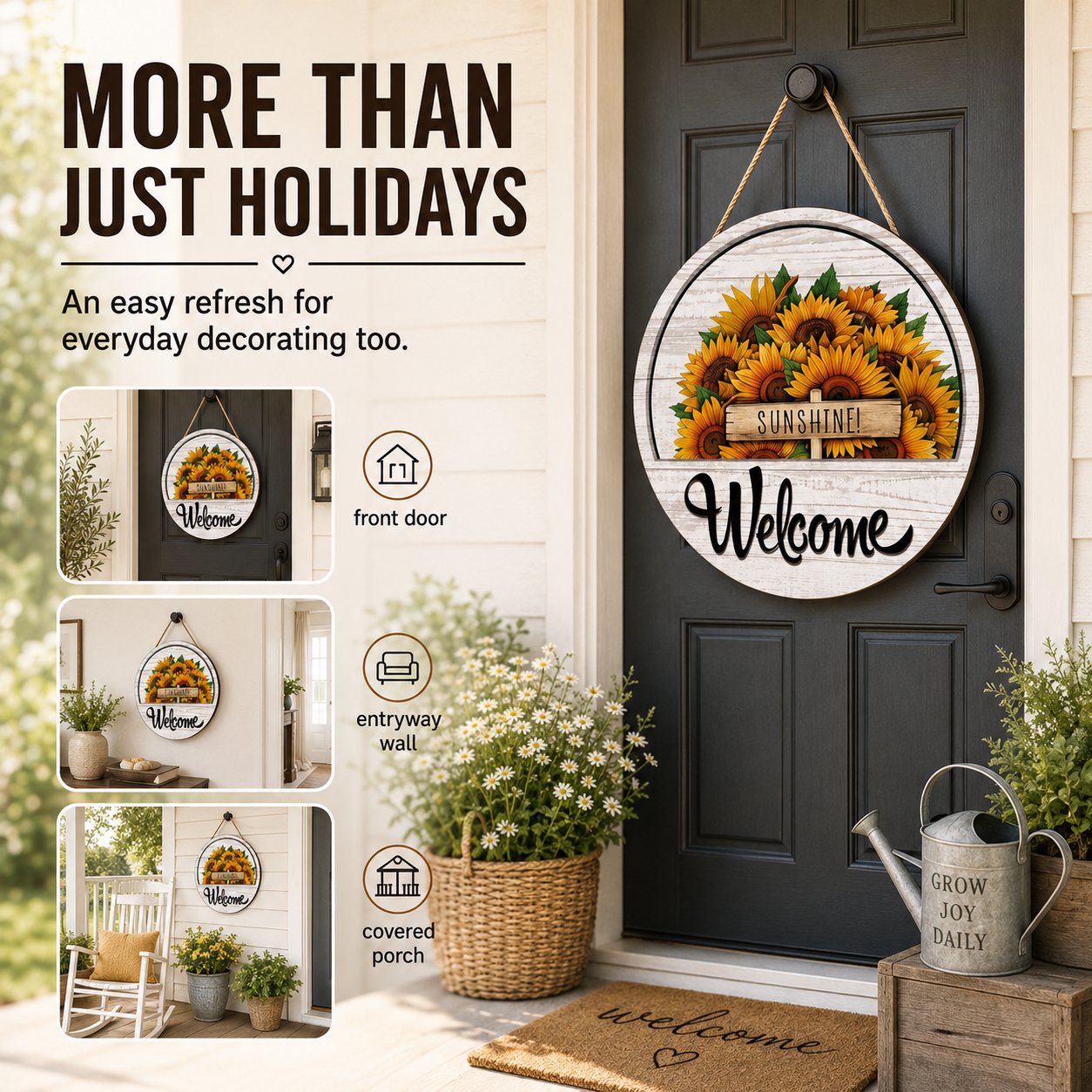 ✨✨ Refresh Your Door All Year — 12 Designs