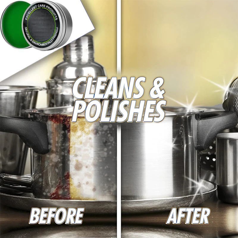 ✨ 50% OFF | Mirror Shine Metal Polish Wax – Restores & Shines Stainless Steel, Chrome & Metal Surfaces