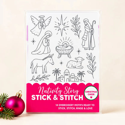 Christmas Stick & Stitch Embroidery Pattern Pack