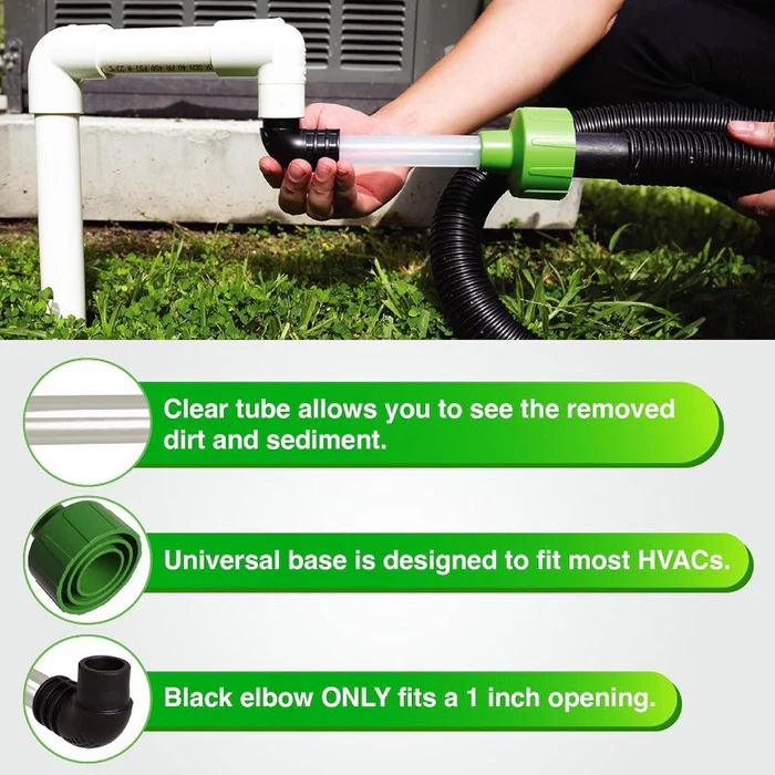 🔥Universal AC Drain Line Cleaner Tool Adapter – Clear HVAC Unclogger
