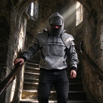 Knight Cosplay Hoodie – Medieval Fantasy Streetwear Pullover!