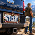 🇺🇸🦅 Honor Their Service – U.S. Military Veteran Commemorative License Plate Frame