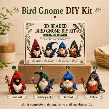 🔥3D Beaded Gnome DIY Kit Collection✨🎁
