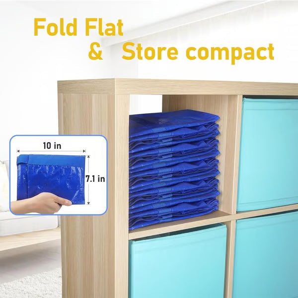 Foldable moving bag stored compactly
