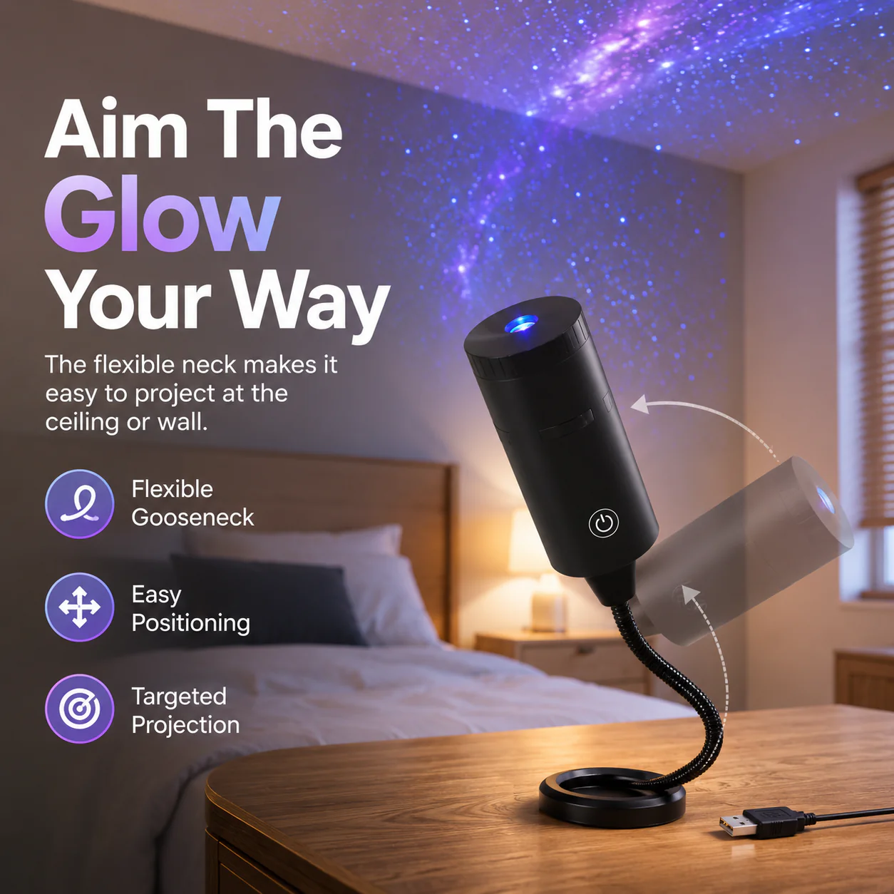 🔥Plug & Play HD Star Projector🔥🌊