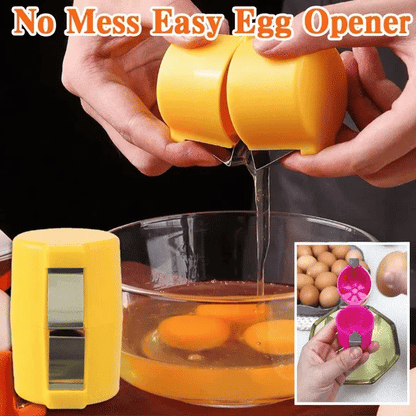 🍳Efficient Egg Cracking Tool, Handy Egg Separator🥘
