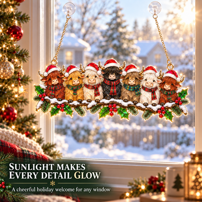 🎄 Winter Wonderland Suncatchers– 11 Festive Stained-Glass Style Designs