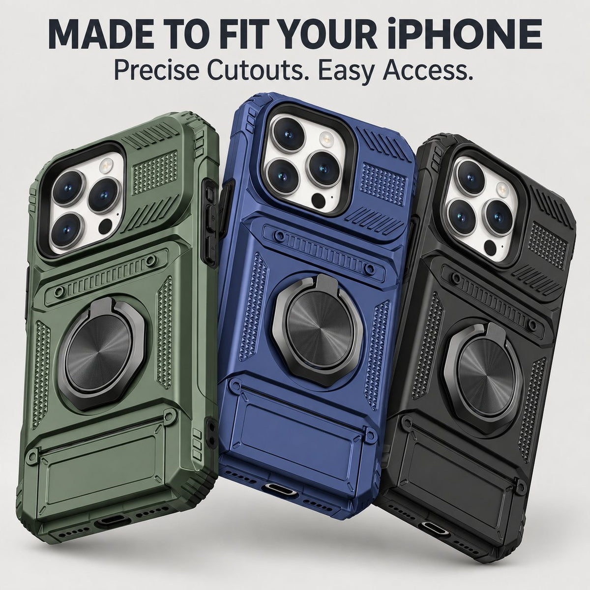 📱Ultimate Armor Wallet Case | Hands-Free Kickstand & Drop Defense 🛡️
