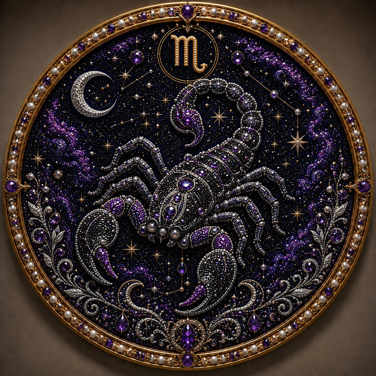 🔥♈12 Zodiac Signs Pearl Art DIY Kit🌙