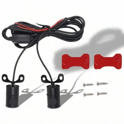 ⏰ LAST DAY 50% OFF 🏍️ Angel Wing Motorcycle LED Projector Lights (1 Pair)