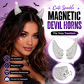 💥 LAST DAY 49% OFF - 😈✨ Cute Sparkle Magnetic Devil Horns (1 Pair)