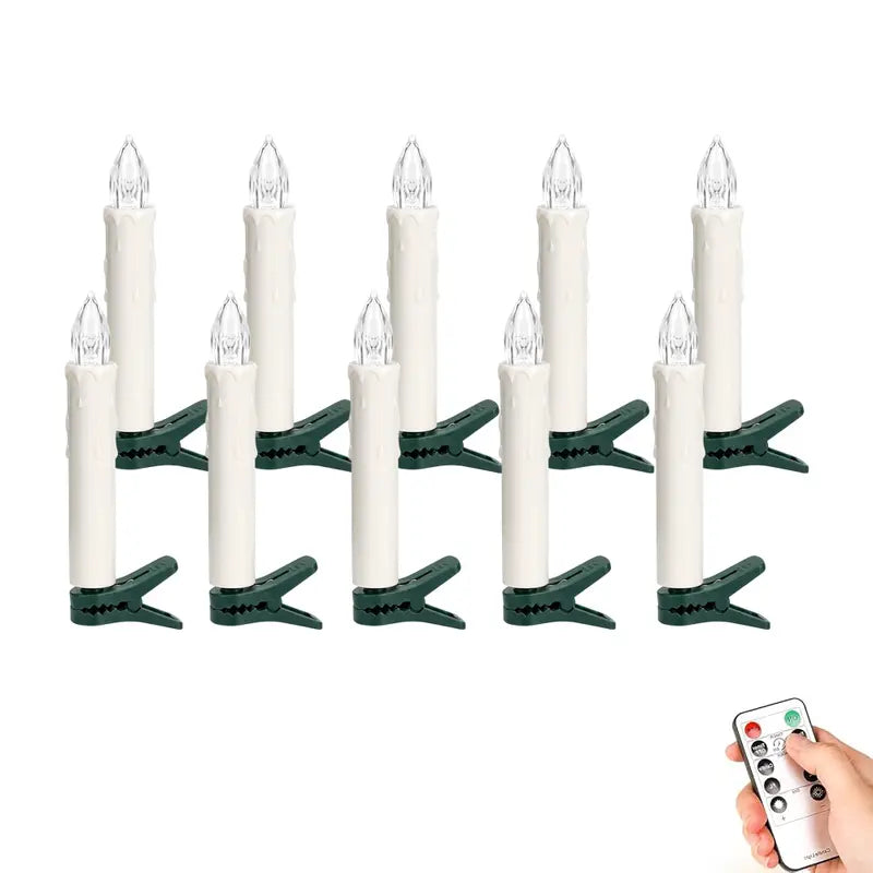 🔥Last Day 50% OFF-🕯️Flameless Christmas Candle Clip Lights🎄