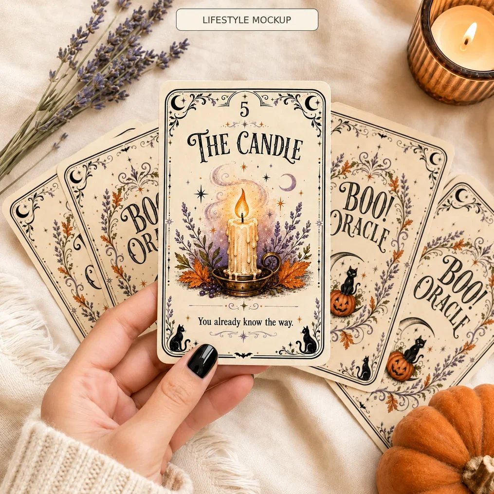 🎃 🔮31 Nights of HalloweenTM Oracle Deck | 31 Daily Spooky Messages for October