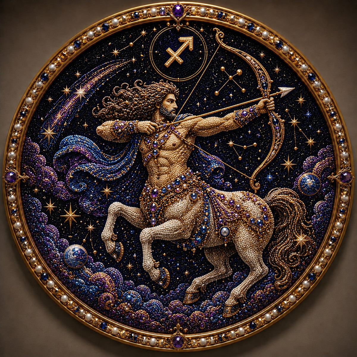 🔥♈12 Zodiac Signs Pearl Art DIY Kit🌙