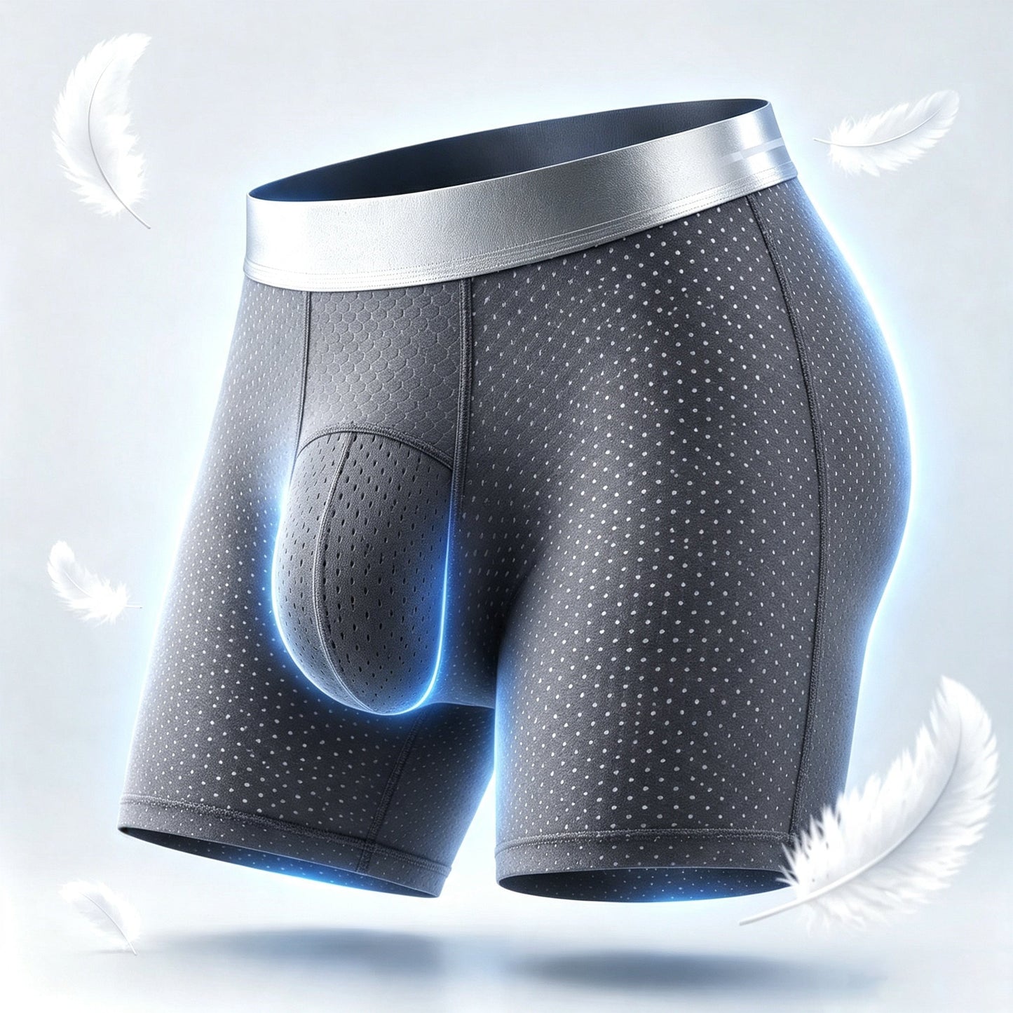 2026 HOT SALE🔥 Premium Leakproof lceSilk Mesh Men's Boxer